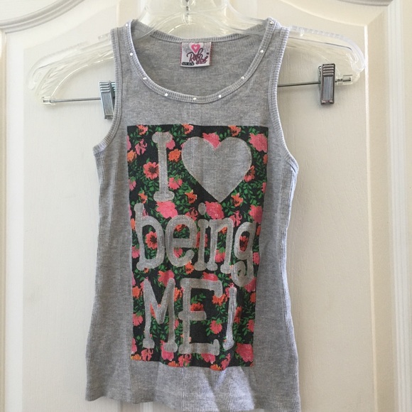 Girls’ Real Love Tank Top (14/16) - Picture 1 of 4
